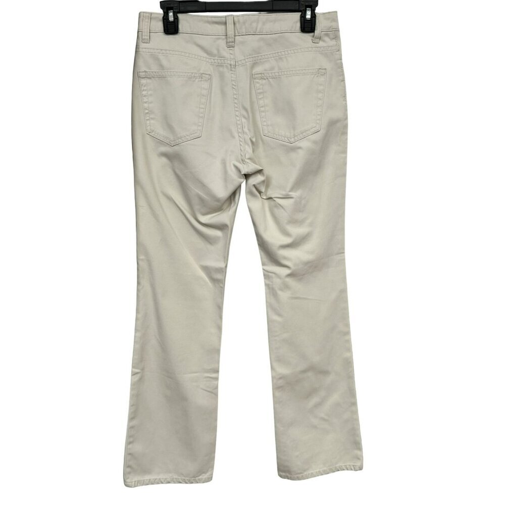 GAP Boot Cut Khaki Classic 5 Pocket All Cotton Jeans Sz 4R - Picture 3 of 4